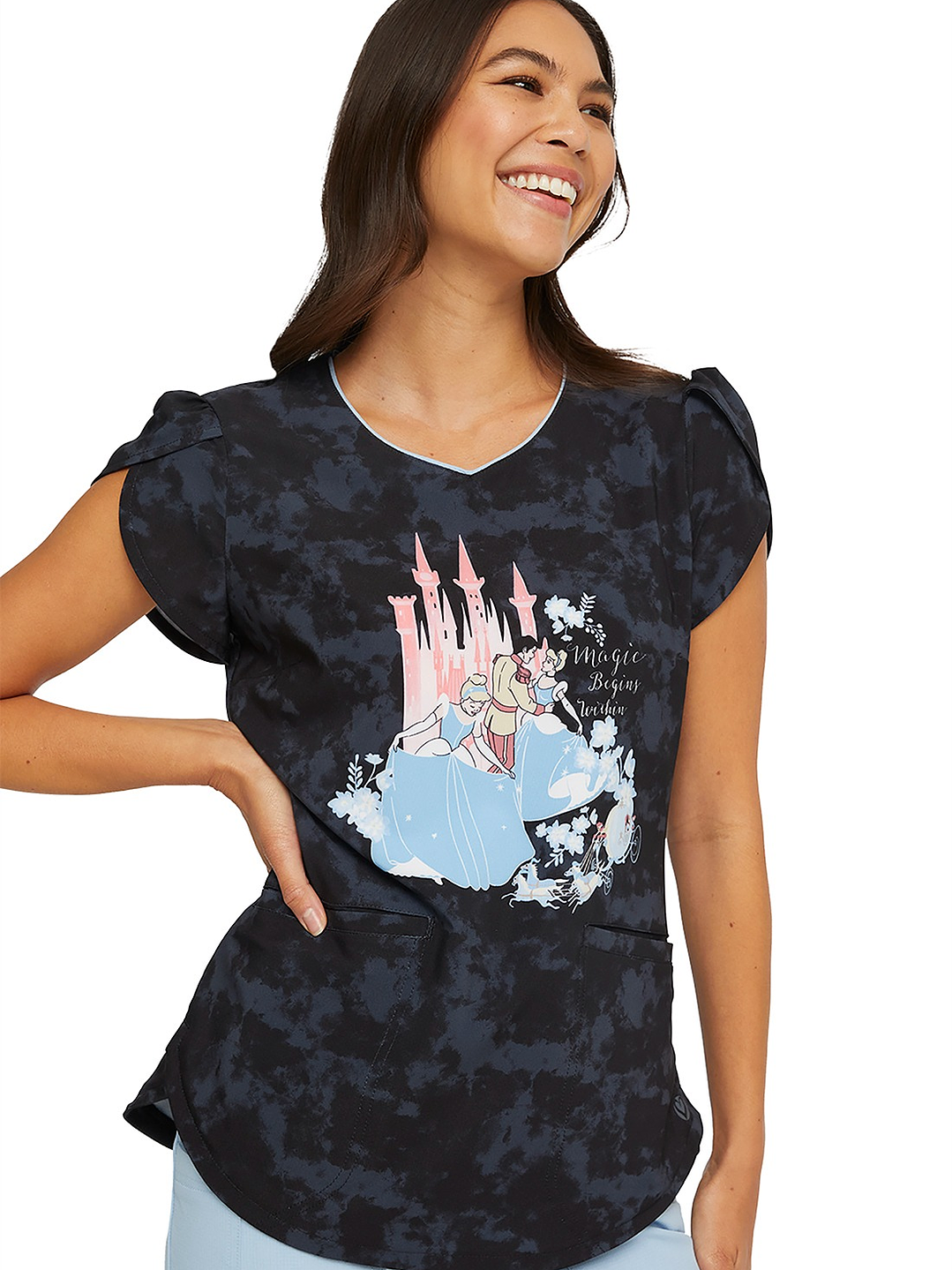 Top Diseño Mujer con Cuello en V HS717 1