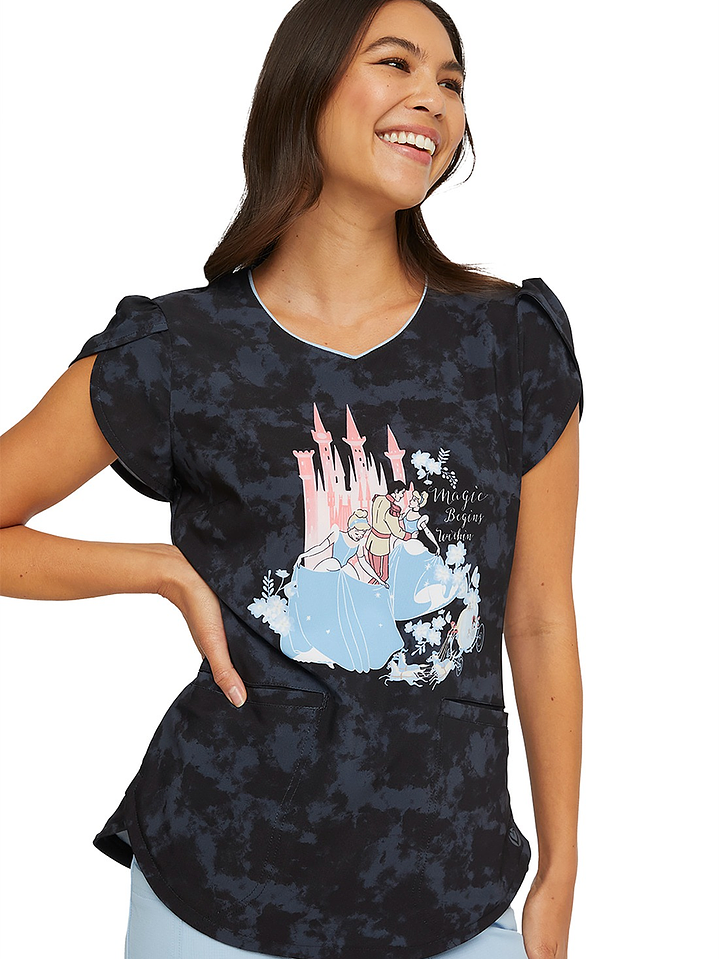 Top Diseño Mujer con Cuello en V HS717 1