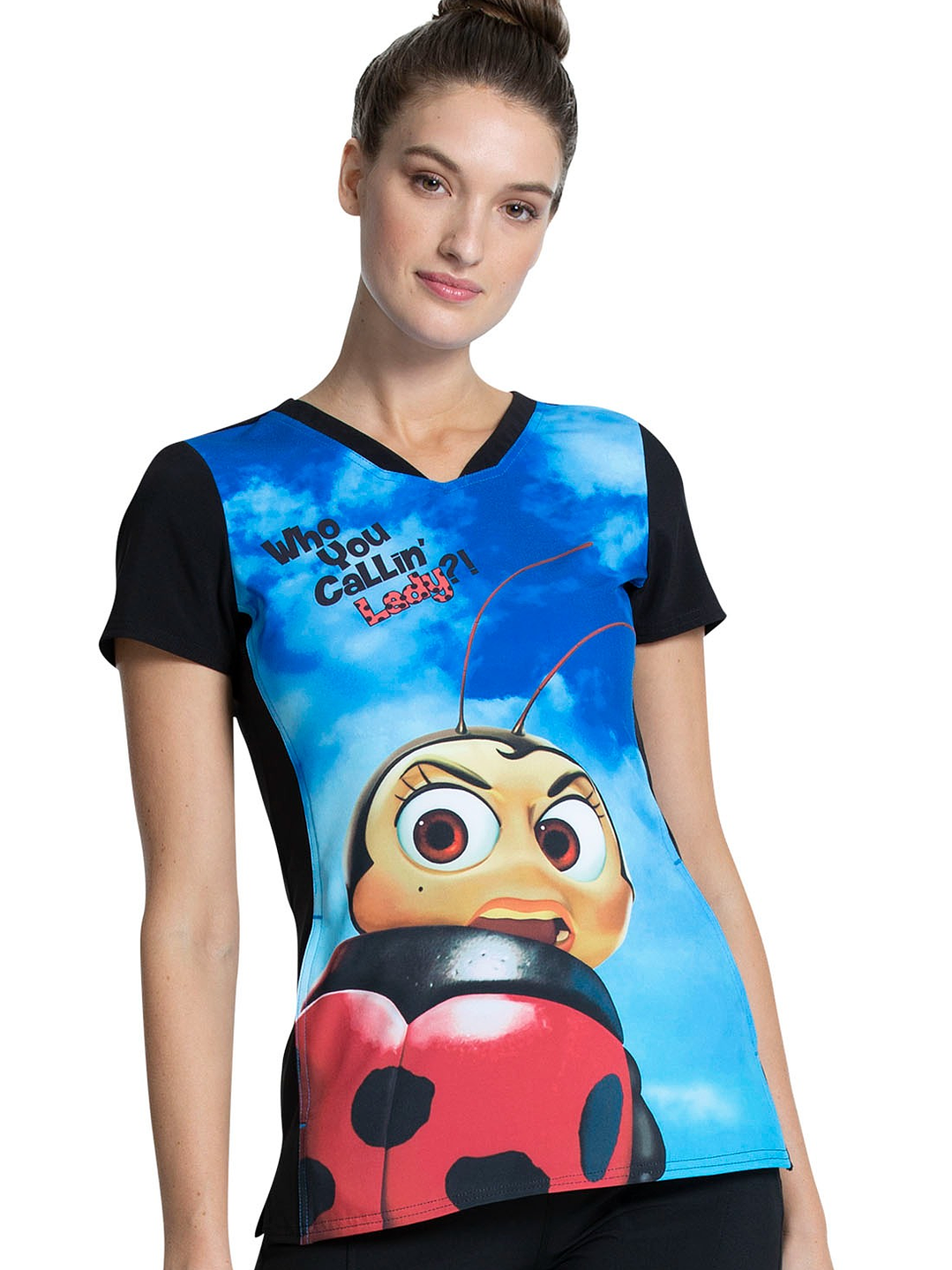 Top Diseño Mujer con Cuello en V TF749 1