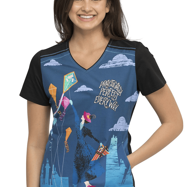 Top Diseño Mujer con Cuello en V TF608 1