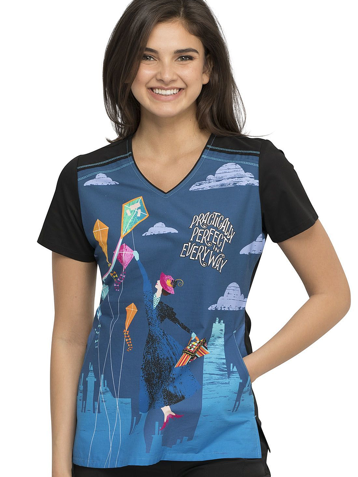 Top Diseño Mujer con Cuello en V TF608 1