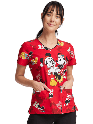 Top Diseño Mujer con Cuello en V TF614