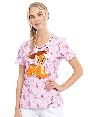 Top Diseño Mujer con Cuello en V TF634