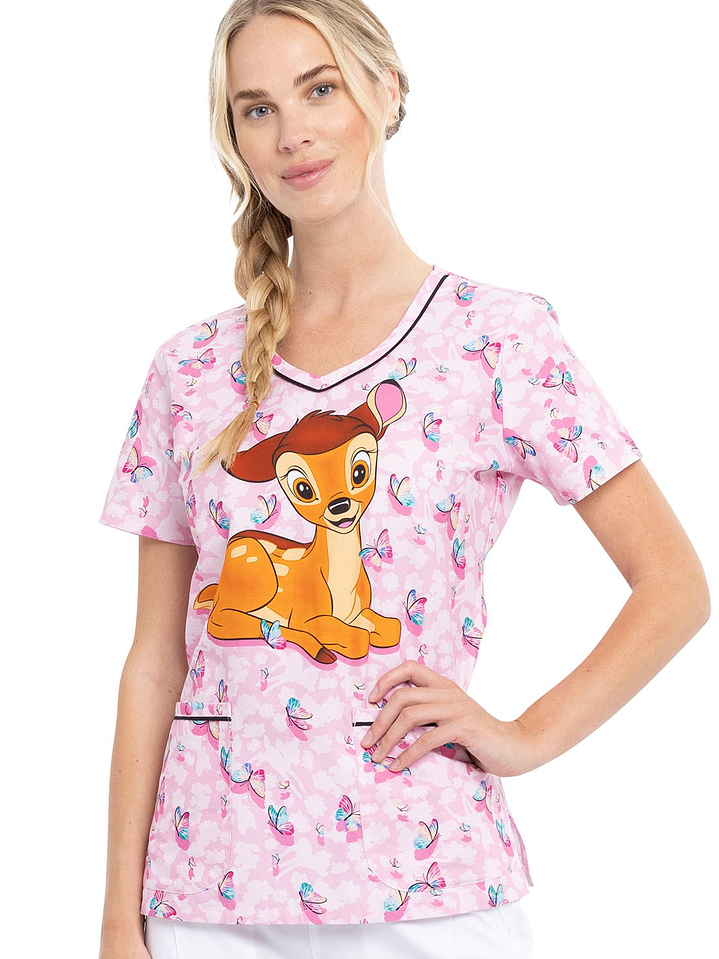 Top Diseño Mujer con Cuello en V TF634 1