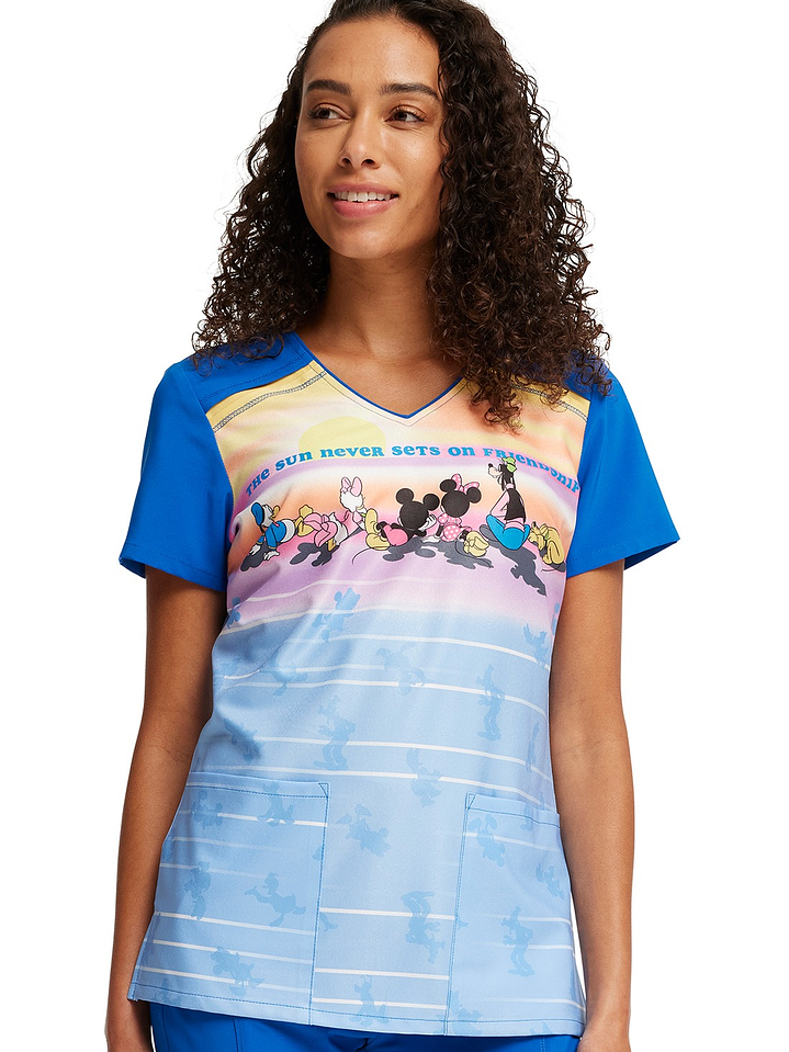 Top Diseño Mujer con Cuello en V TF645 1