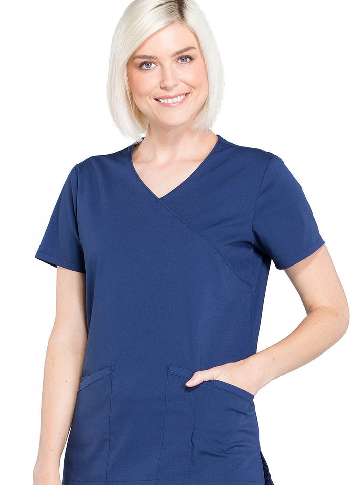 Top Mujer Cherokee cuello Cruzado  3