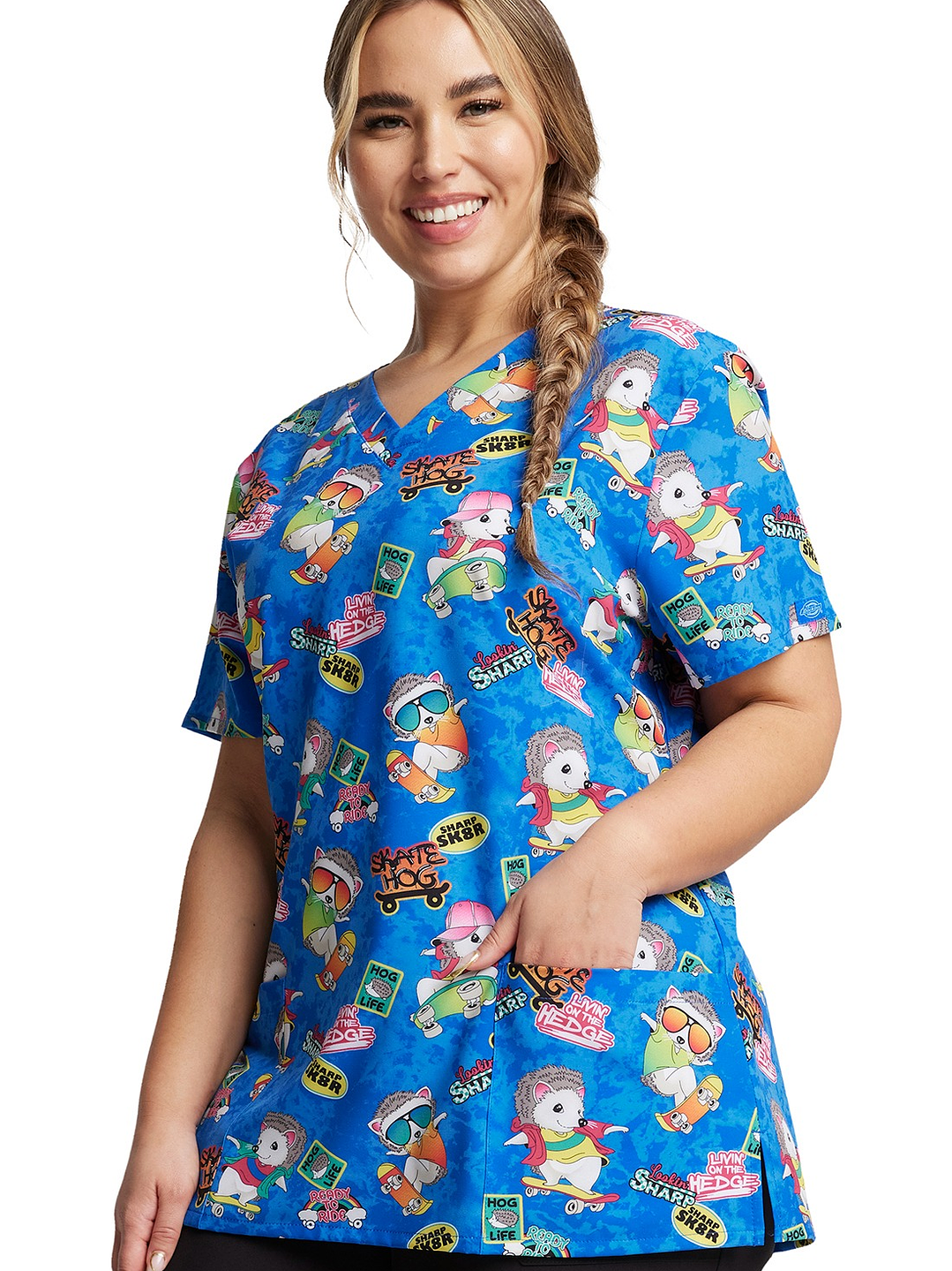 Top Diseño Mujer con Cuello en V DK717 1