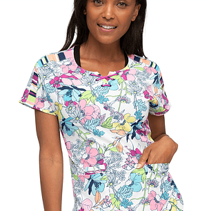 Top Diseño Mujer con Cuello Redondo HS687