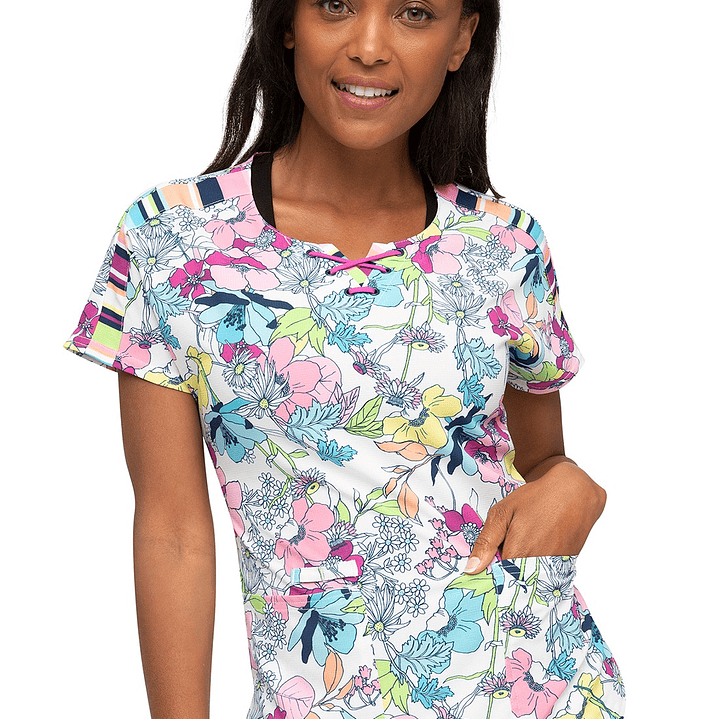 Top Diseño Mujer con Cuello Redondo HS687 1