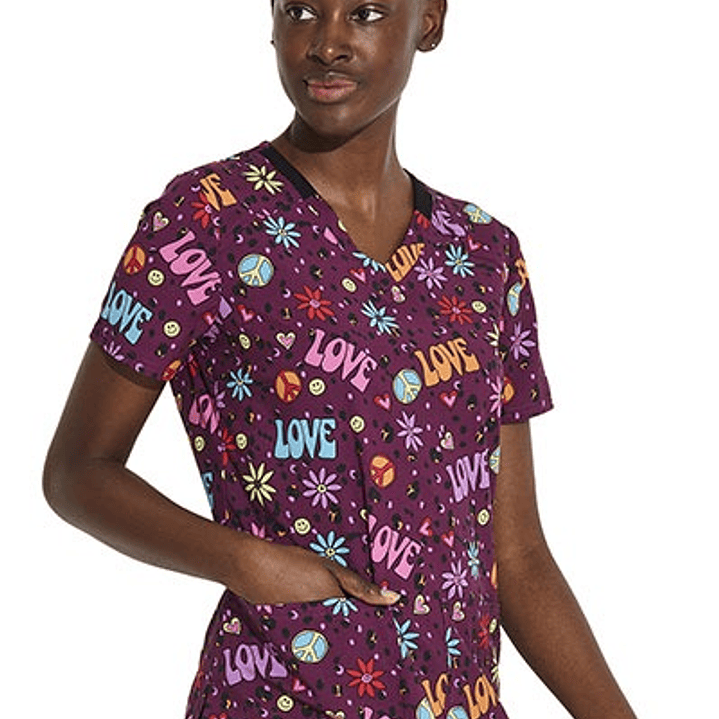 Top Diseño Mujer con Cuello en V DK876 2