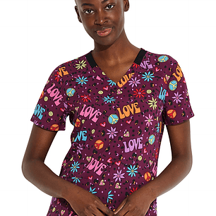 Top Diseño Mujer con Cuello en V DK876