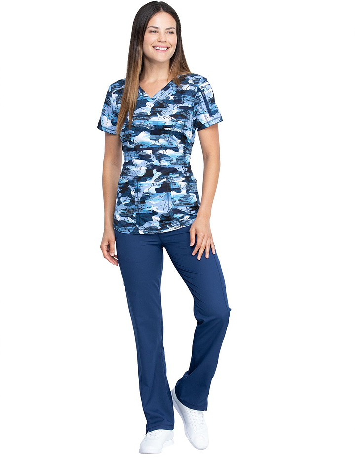 Top Diseño Mujer con Cuello en V DK731 2