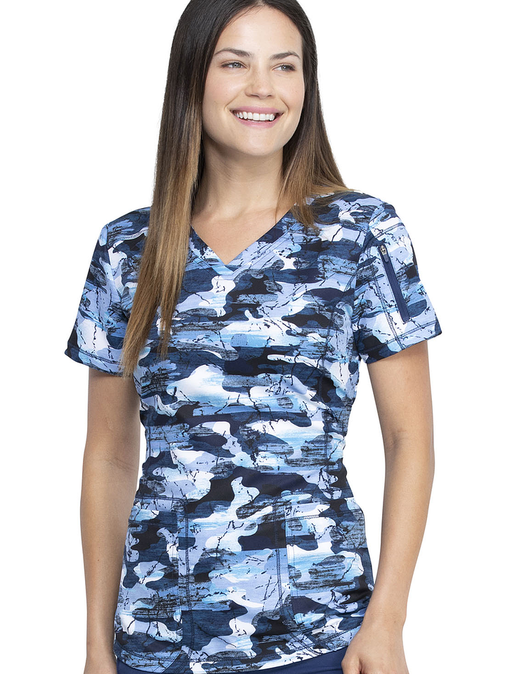 Top Diseño Mujer con Cuello en V DK731 1