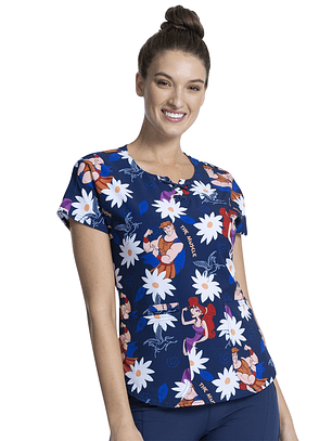 Top Diseño Mujer con Cuello redondo TF744