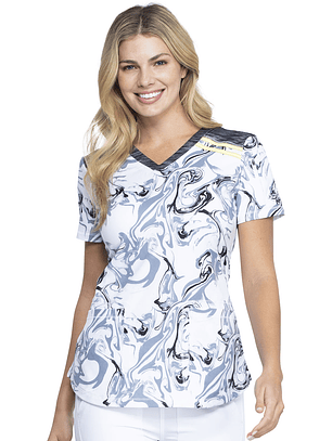 Top Diseño Mujer con Cuello en V DK602