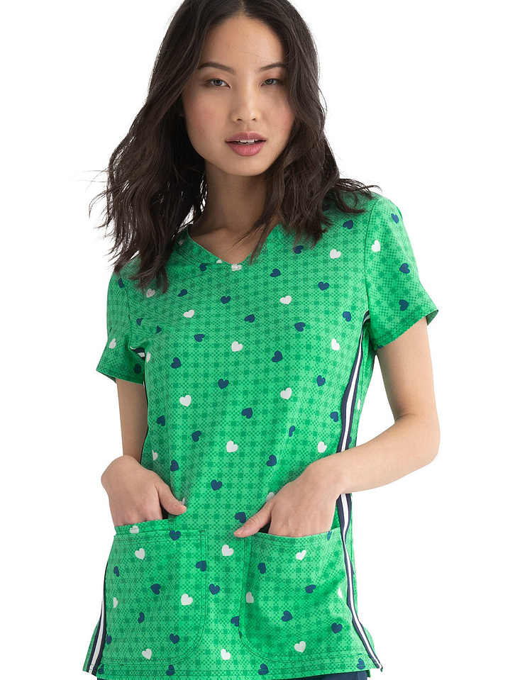 Top Diseño Mujer con Cuello en V HS720 1