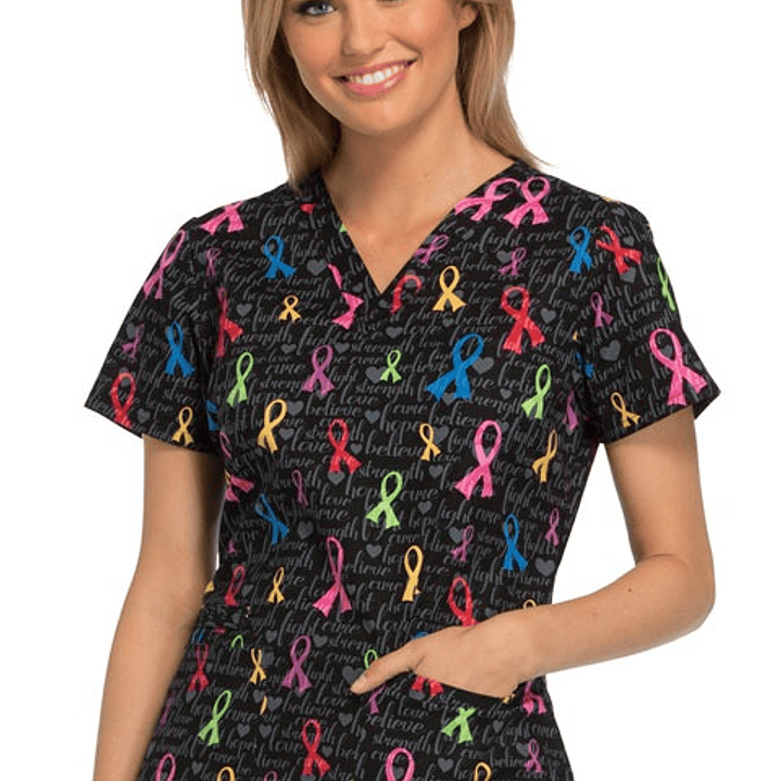 Top Diseño Mujer con Cuello en V CK616 6