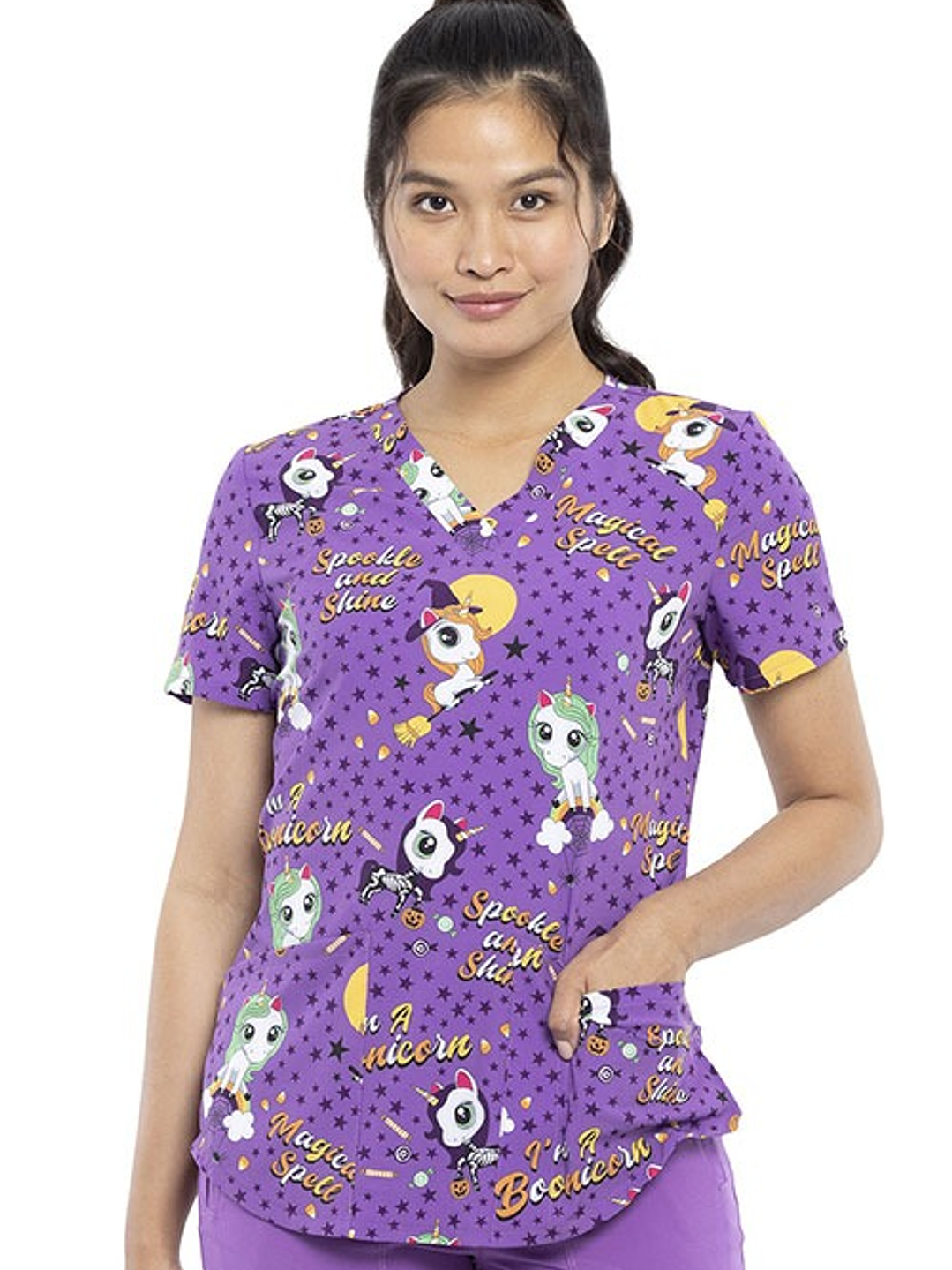 Top Diseño Mujer con Cuello en V CK662 1