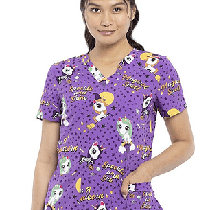 Top Diseño Mujer con Cuello en V CK662