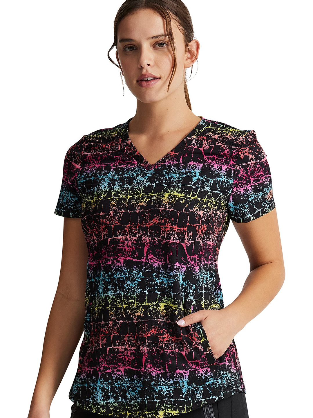 Top Diseño Mujer con Cuello en V DK838 1