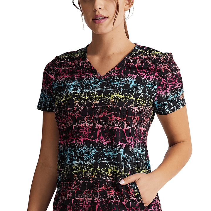 Top Diseño Mujer con Cuello en V DK838 1