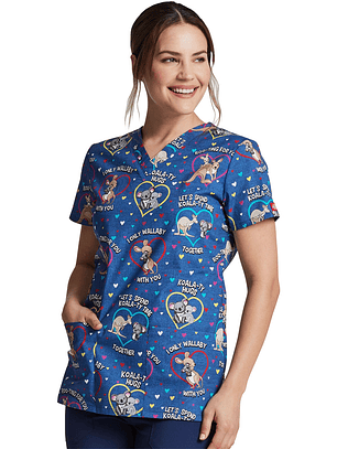 Top Diseño Mujer con Cuello en V DK704