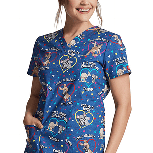 Top Diseño Mujer con Cuello en V DK704