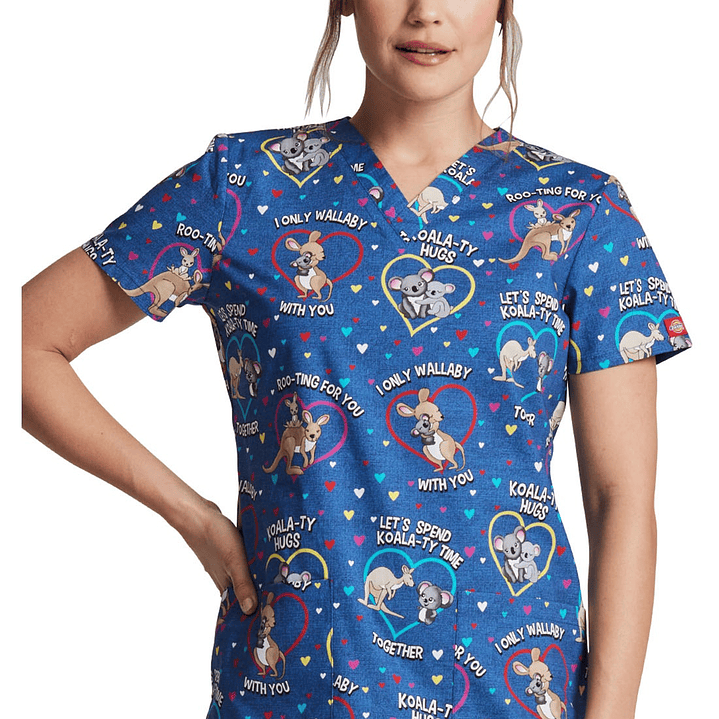 Top Diseño Mujer con Cuello en V DK704 2