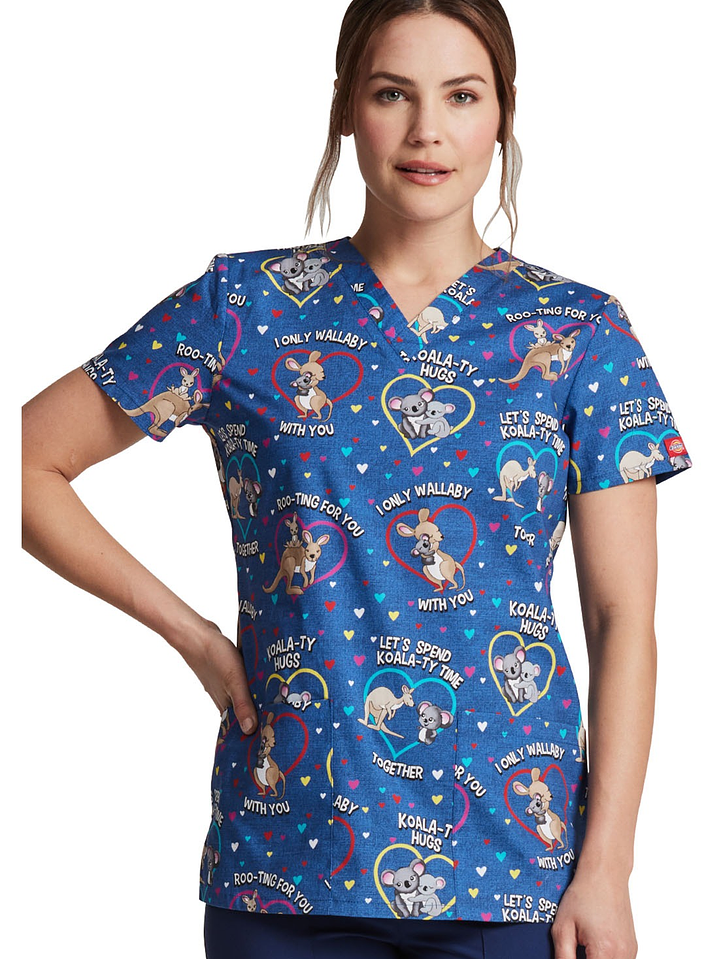 Top Diseño Mujer con Cuello en V DK704 2