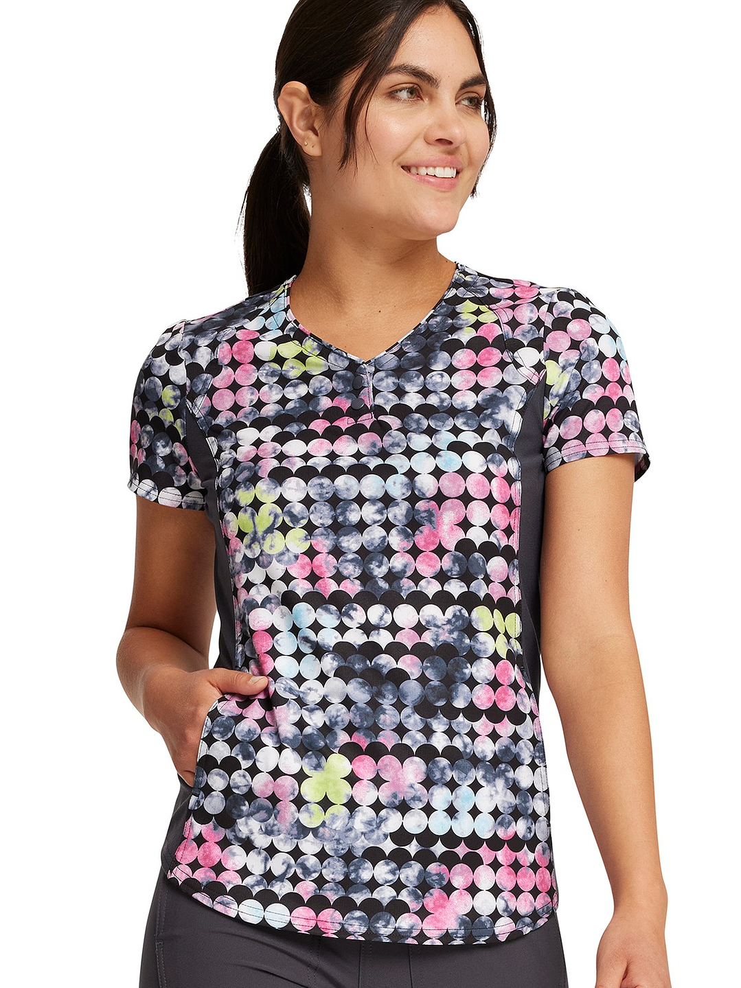 Top Diseño Mujer con Cuello en V CK732 1