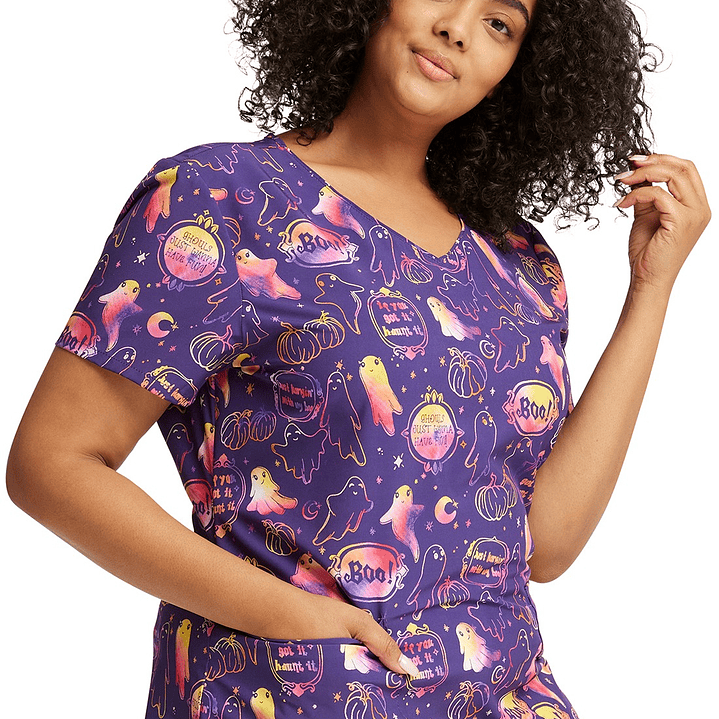 Top Diseño Mujer con Cuello en V DK852 1