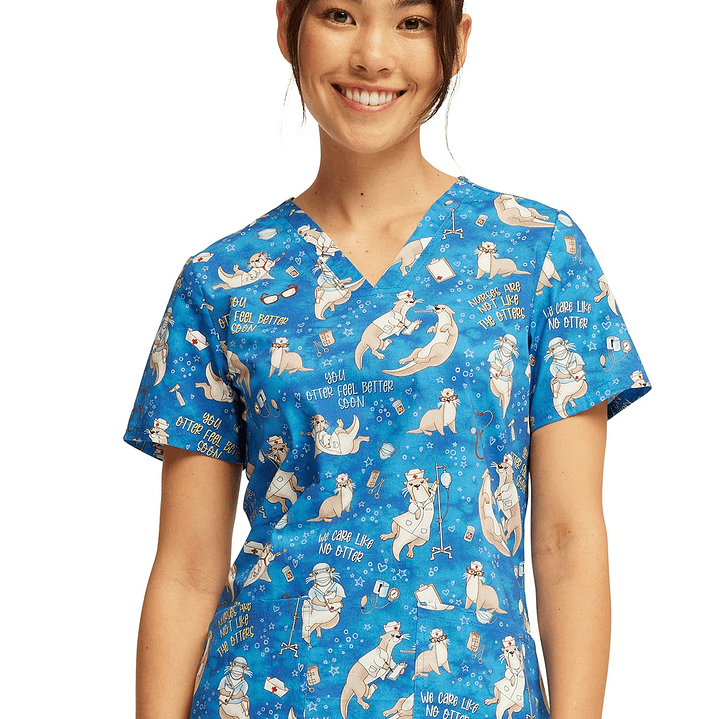 Top Diseño Mujer con Cuello en V CK651 4