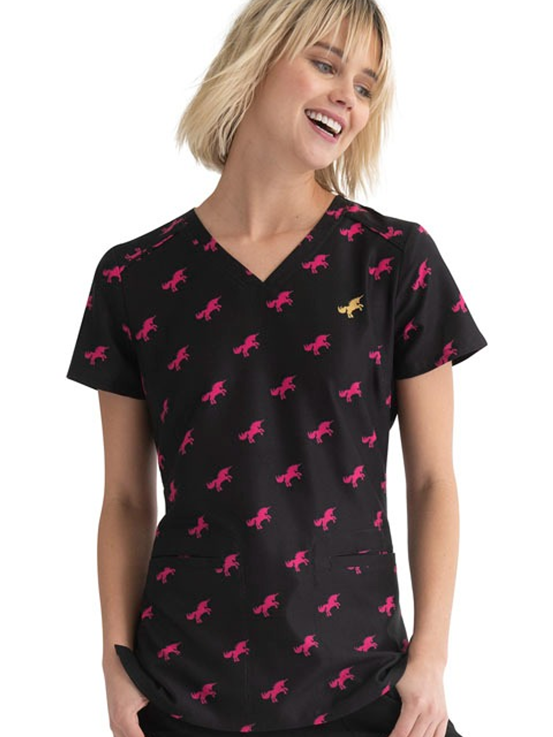 Top Diseño Mujer con Cuello en V HS638 1