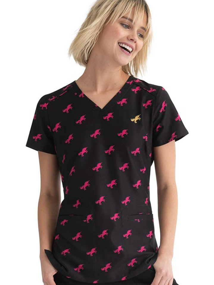 Top Diseño Mujer con Cuello en V HS638 1