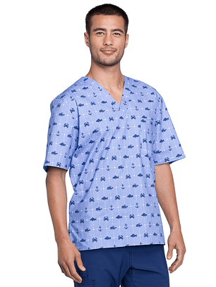 Top Diseño Hombre con Cuello en V CK675