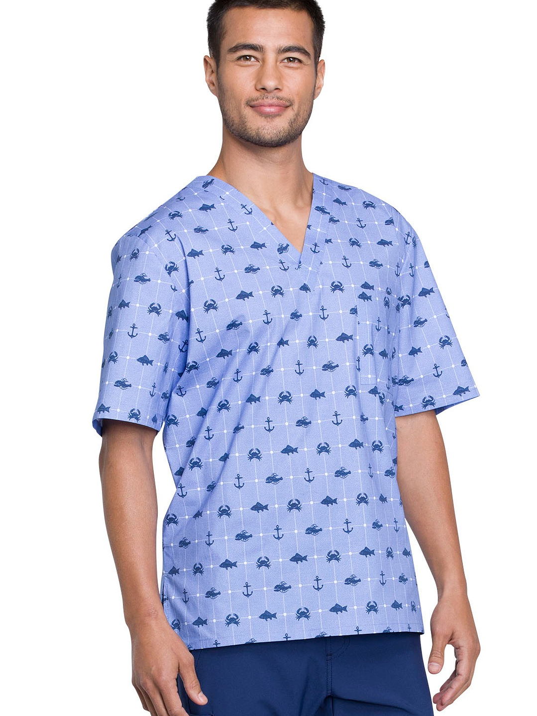 Top Diseño Hombre con Cuello en V CK675 1