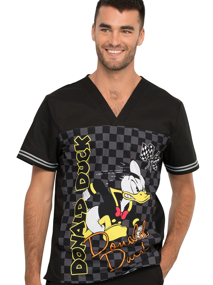 Top Diseño Hombre con Cuello en V TF702 1