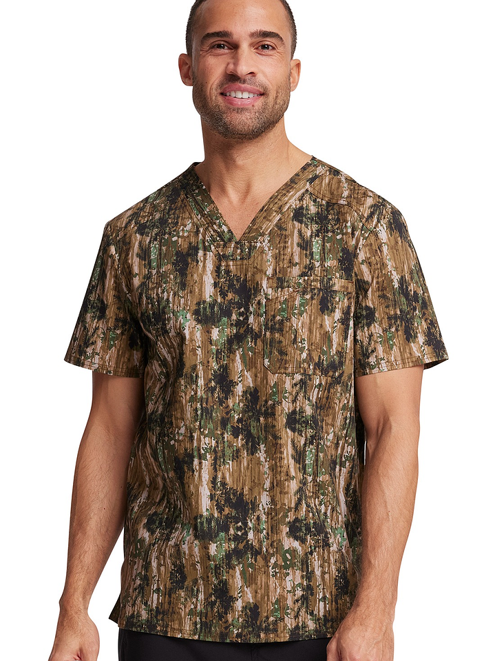 Top Diseño Hombre con Cuello en V CK692 1