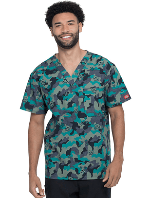 Top Diseño Hombre con Cuello en V DK725