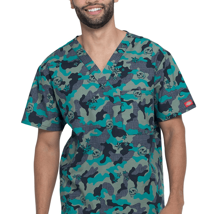 Top Diseño Hombre con Cuello en V DK725 1