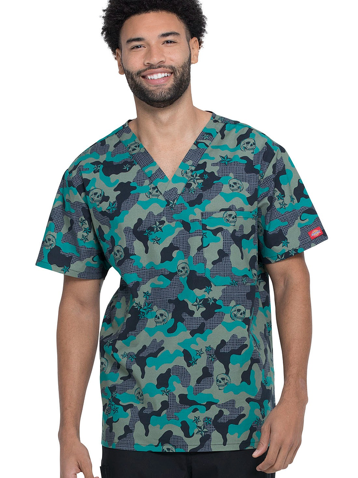 Top Diseño Hombre con Cuello en V DK725 1