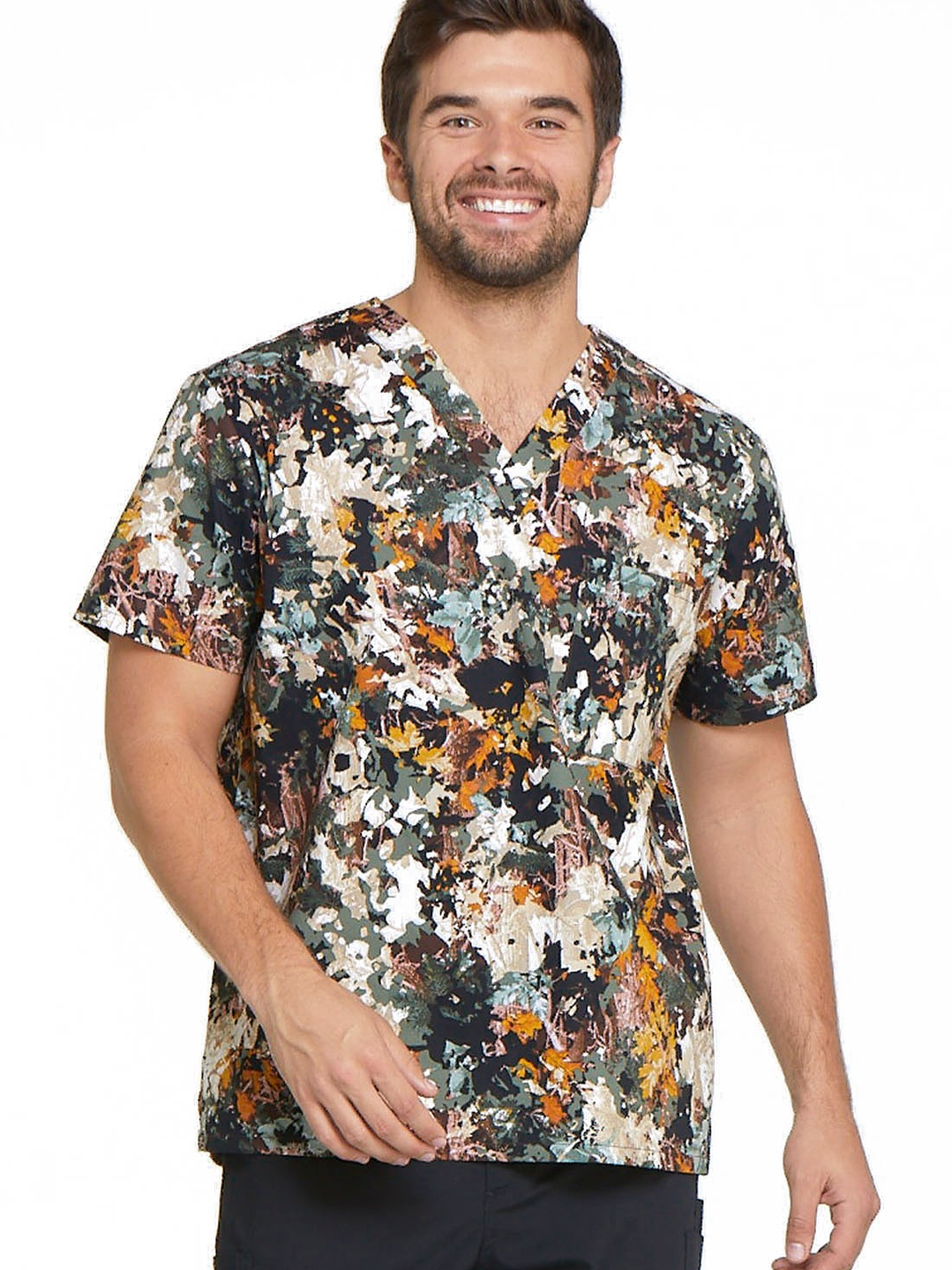 Top Diseño Hombre con Cuello en V DK725 2