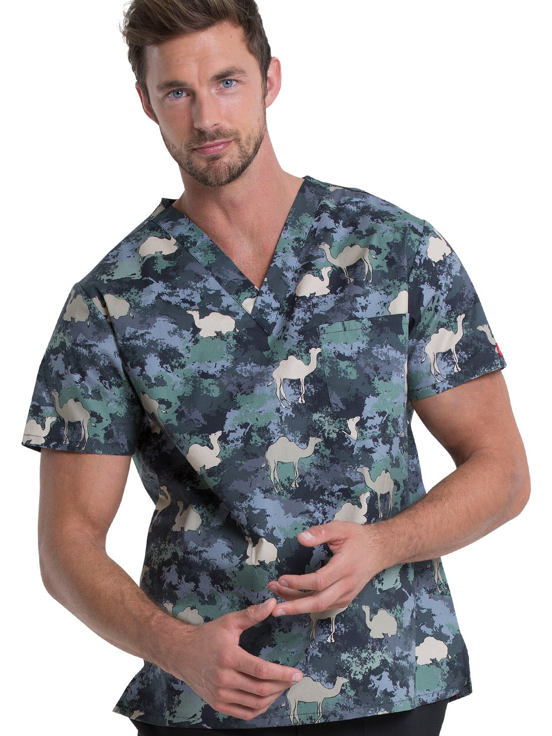 Top Diseño Hombre con Cuello en V DK725 3