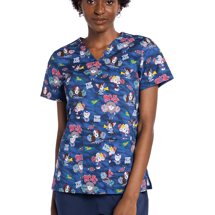 Top Diseño Mujer con Cuello en V CK651 7