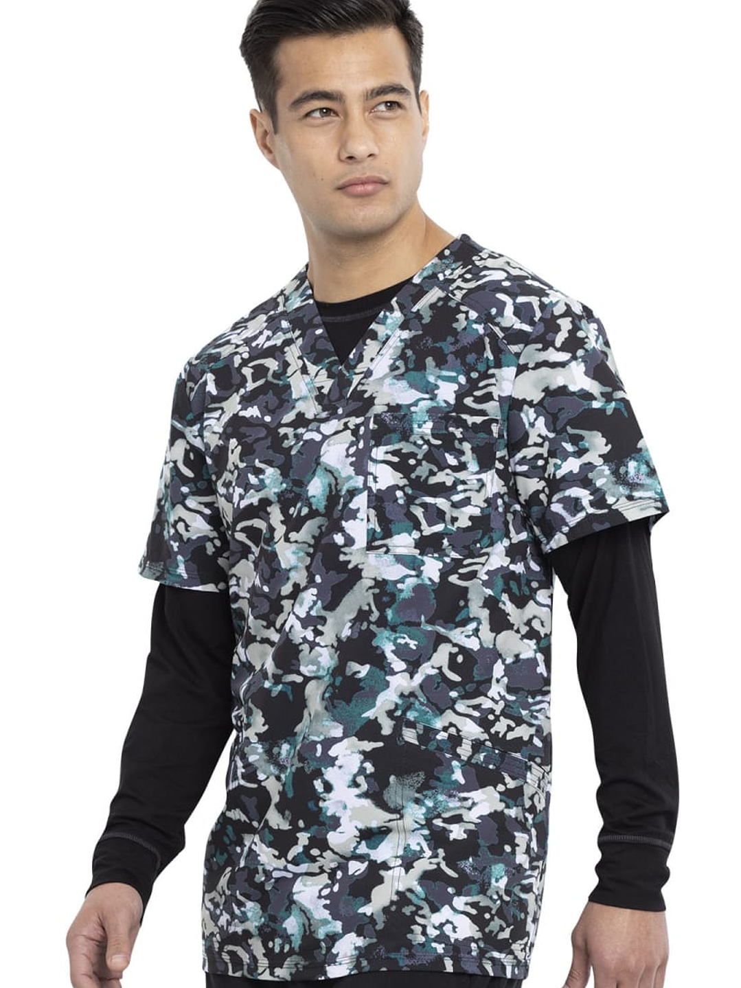 Top Diseño Hombre con Cuello en V CK920 1