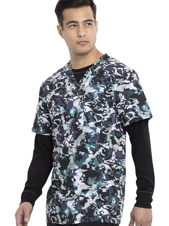 Top Diseño Hombre con Cuello en V CK920 1