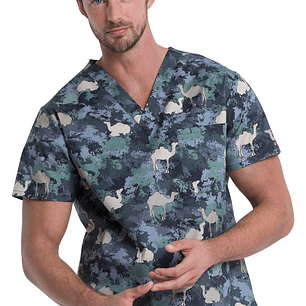 Top Diseño Hombre con Cuello en V DK725