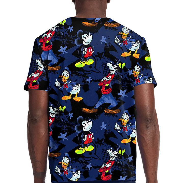 Top Diseño Hombre con Cuello en V TF788 4