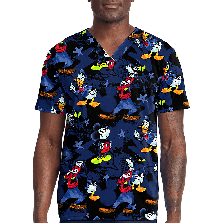 Top Diseño Hombre con Cuello en V TF788 1