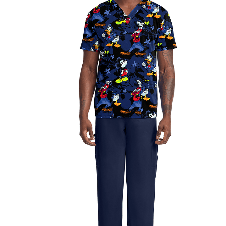 Top Diseño Hombre con Cuello en V TF788 2